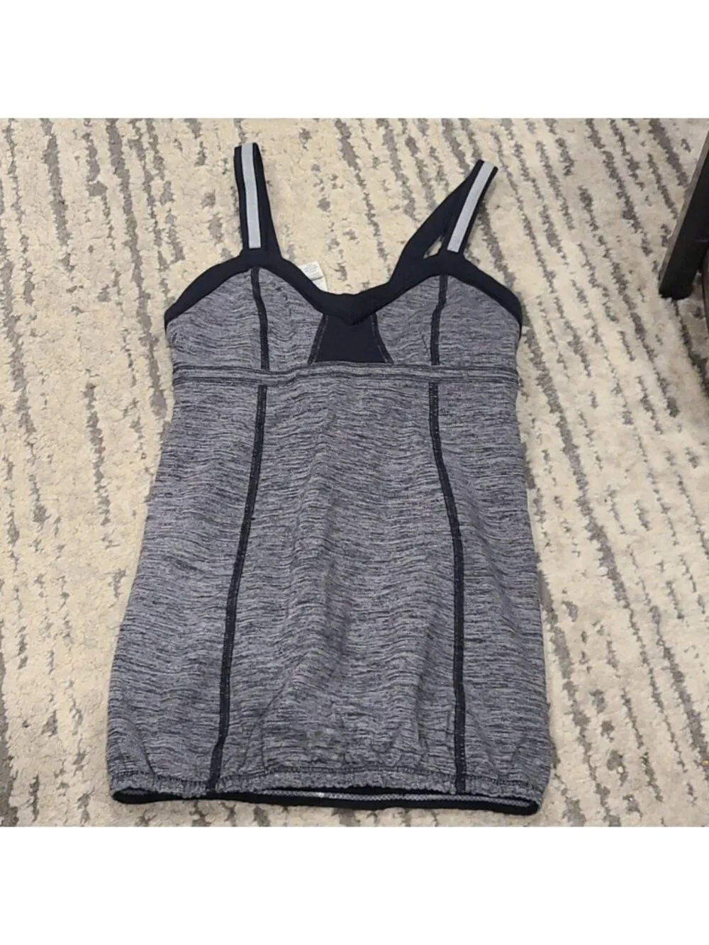 Lululemon Heathered Black Light Up Tank